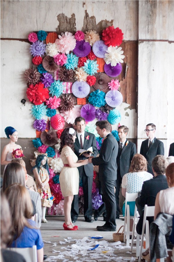 These original and stunning back drops would make any venue vowworthy
